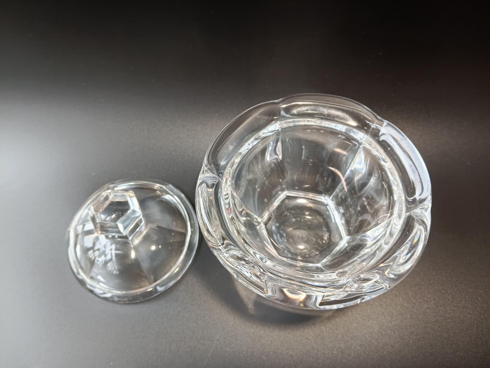 Drageoir couvert Harcourt, cristal de Baccarat 5